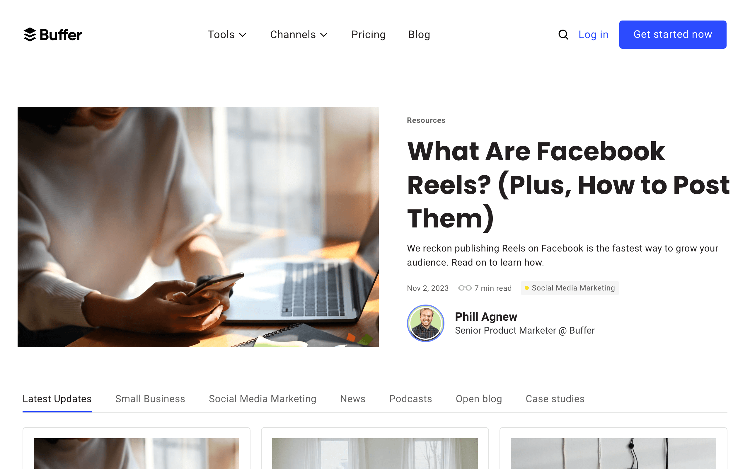 buffer ghost blog example