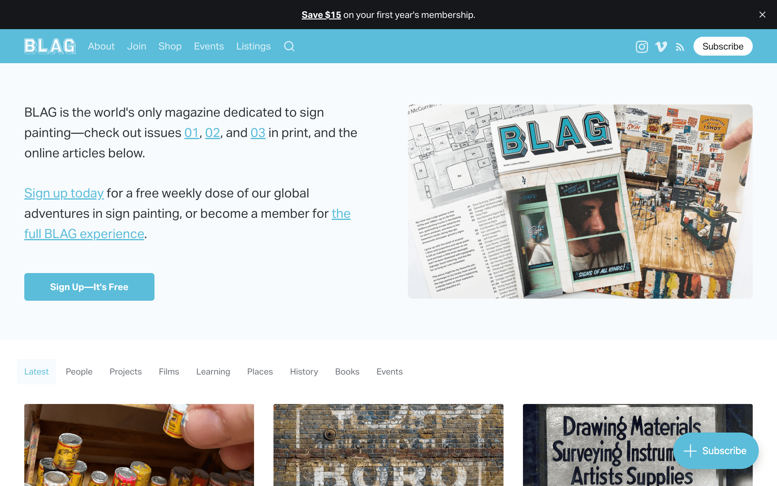 blag ghost blog example