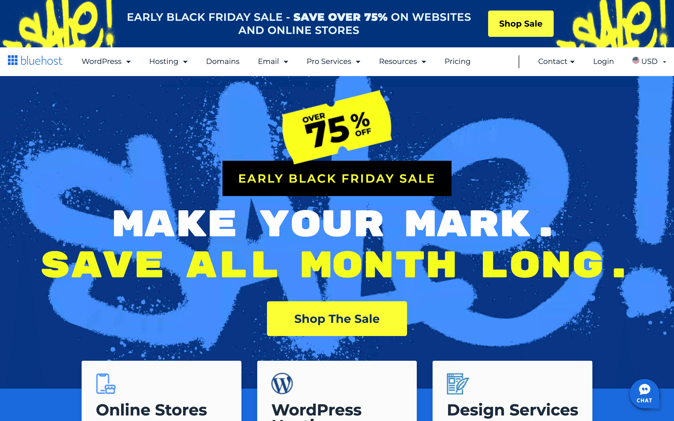 bluehost ghost website hosting provider
