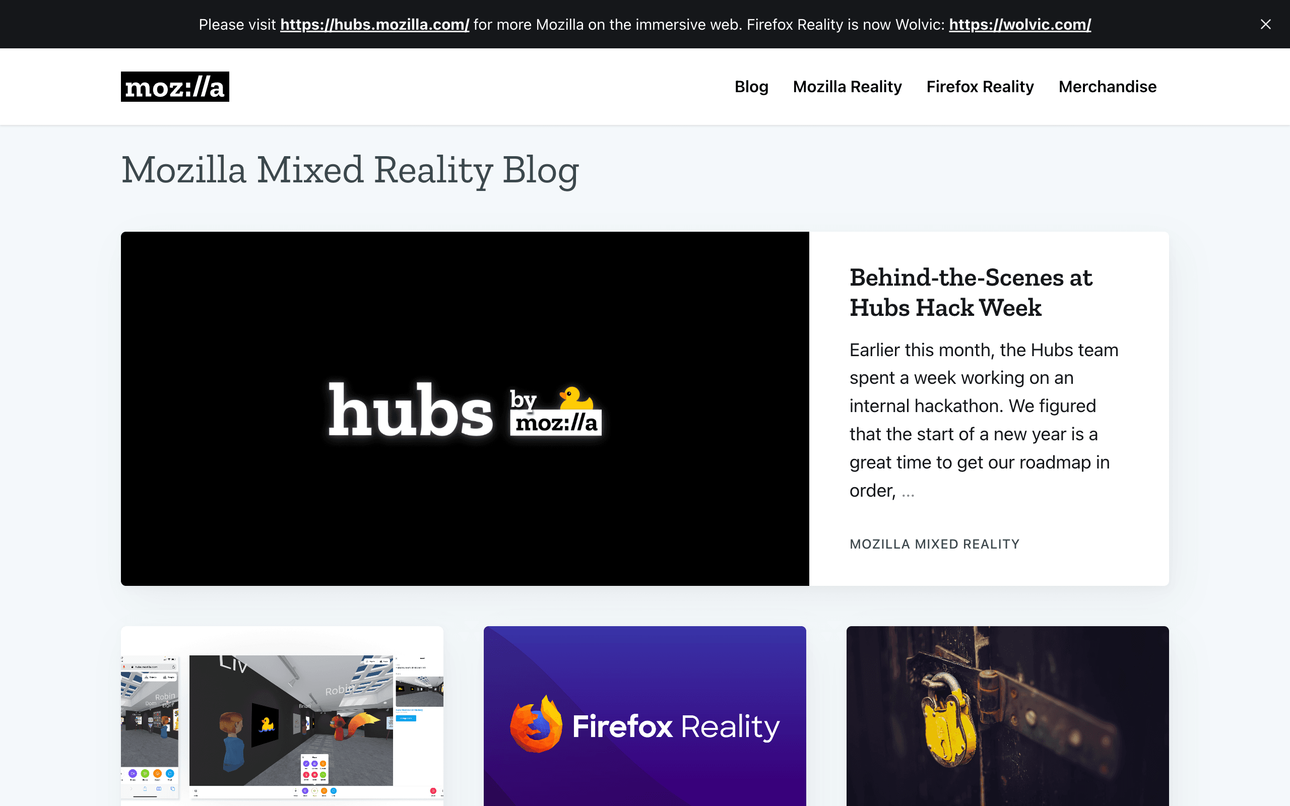 mozila ghost blog example