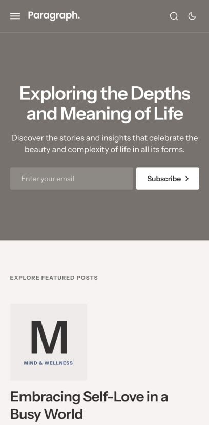 Theme mobile
