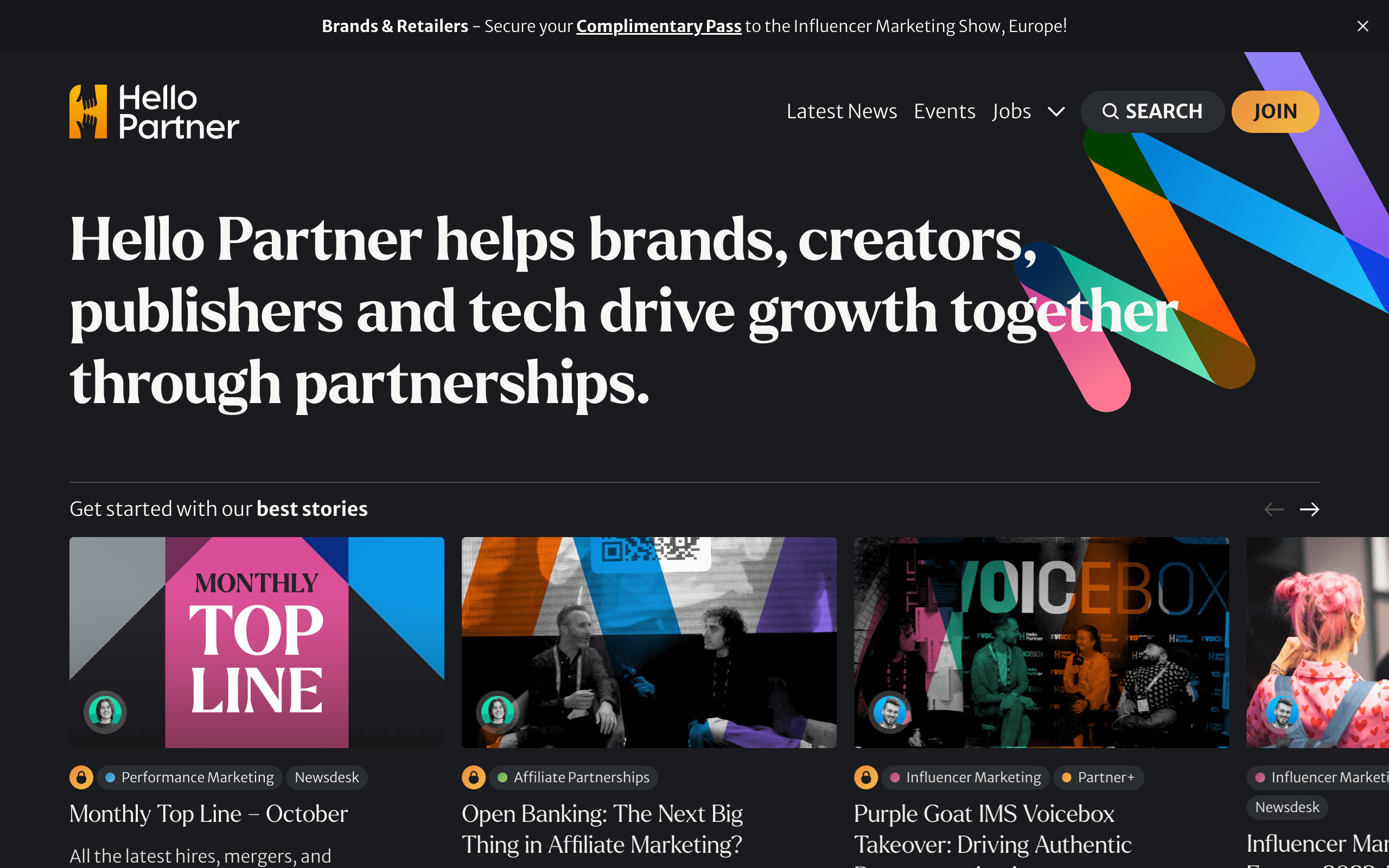 hello partner ghost blog example