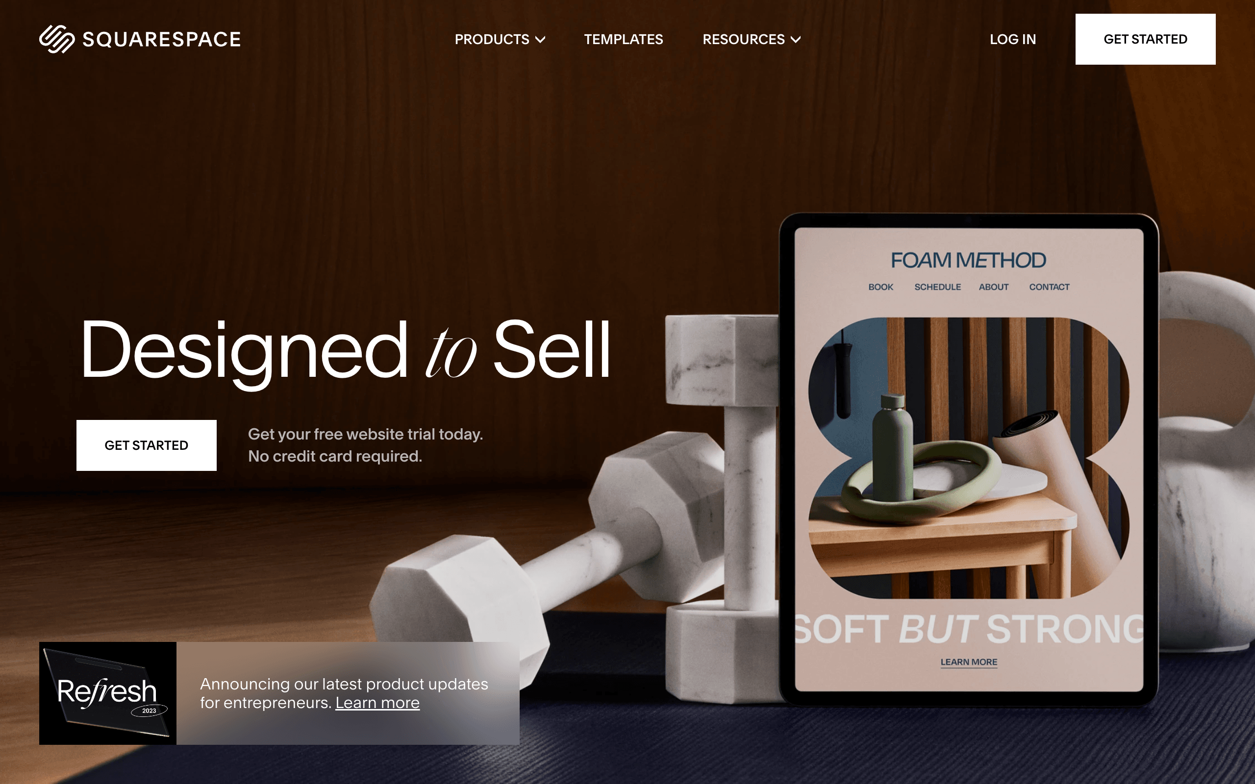 ghost vs squarespace