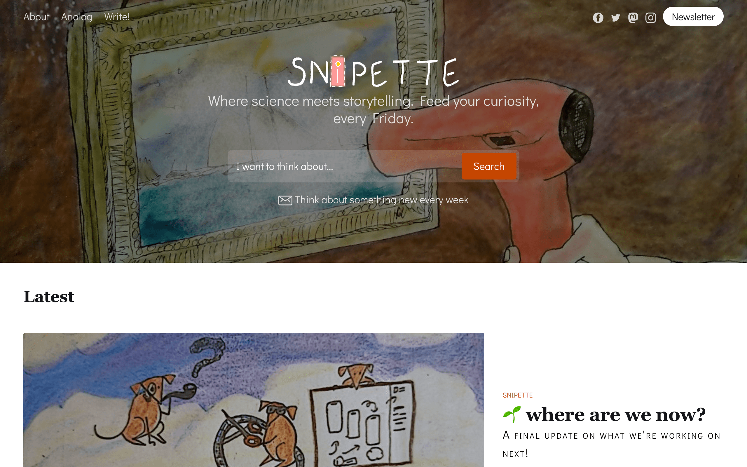 snipette ghost blog example