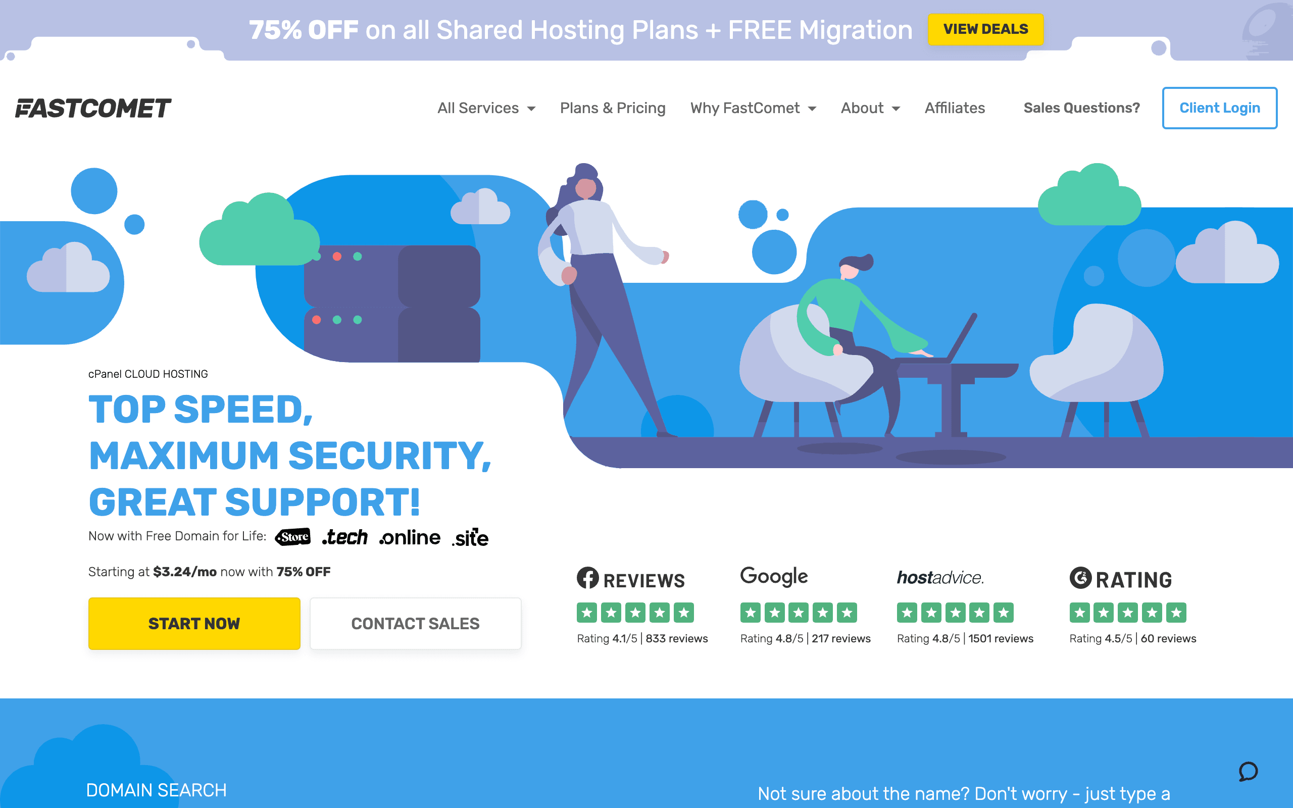 ghost website hosting provider
